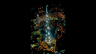 The World's Tallest Building Looks Badass From A Helicopter